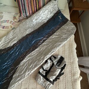 Slumberjack Tour Lite 40° Thermolite Extreme Mummy Sleeping Bag Silver/Blue Vent